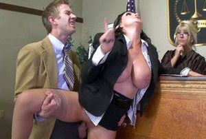 Nikki Benz & Danny D in ZZ Courthouse:..